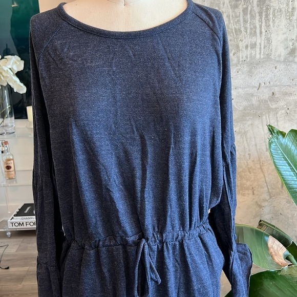 Chaser Heathered Navy Casual Dress - Picture 5 of 6